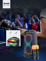 Brodu BTS-1992 RGB Karaoke Speaker - Image 4