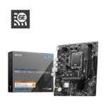 MSI PRO H610M-S WIFI DDR4 mATX Motherboard – Intel H610, LGA1700, Wi-Fi 6E