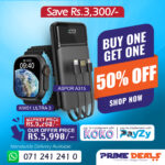 Buy 1 Get 1 50% OFF – Power Bank + Smartwatch Combo