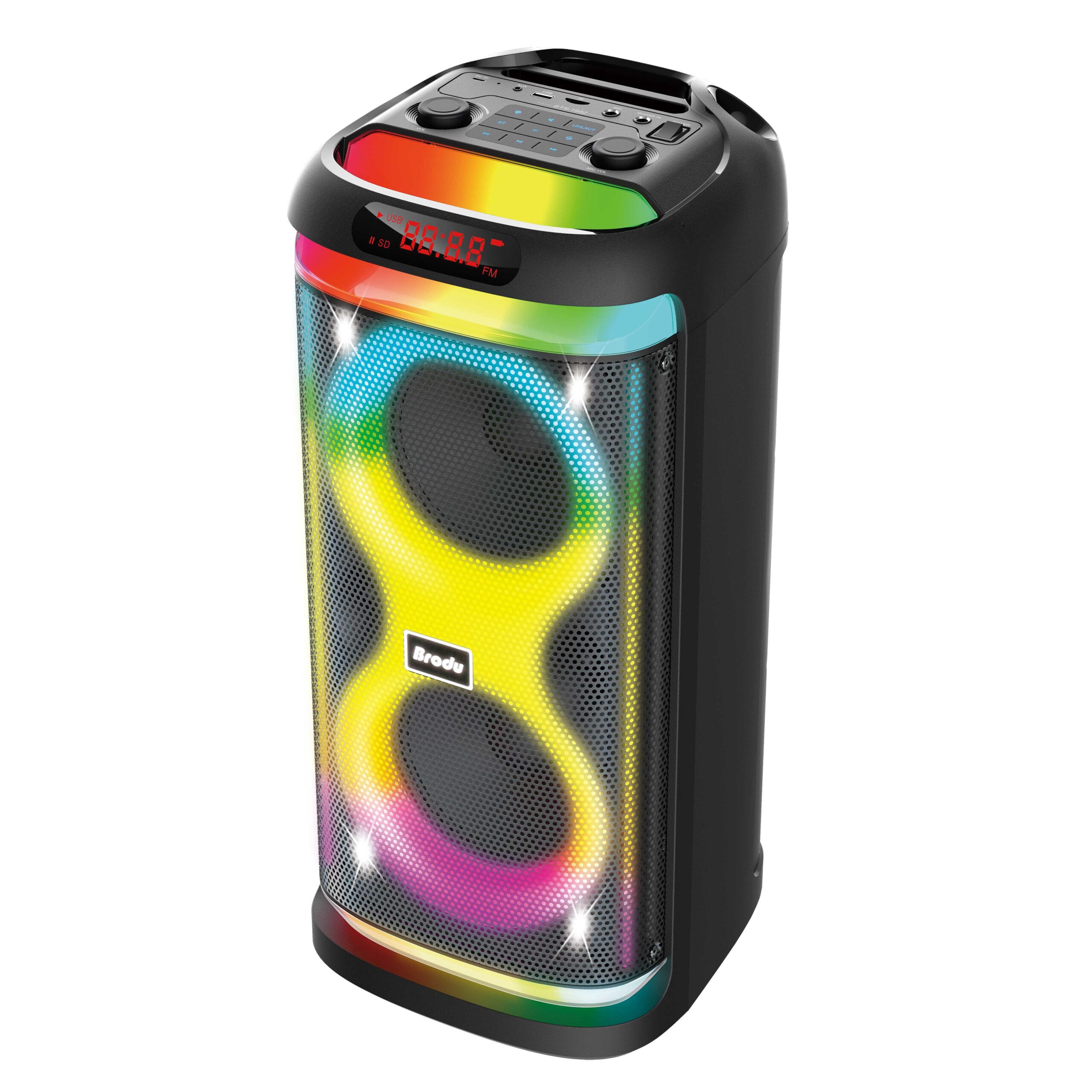 9119901-scaled-1.jpg Brodu BTS-1992 RGB Karaoke Speaker - Image 1