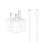 Apple iPhone 15 Pro Max 20w USB-C Power Adapter With Type-C To Type-C Cable – CN Version