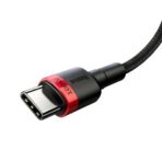Baseus Cafule nylon cable USB Type C Power Delivery 2.0 100W 20V 5A 2m black (CATKLF-AL91) - Image 3