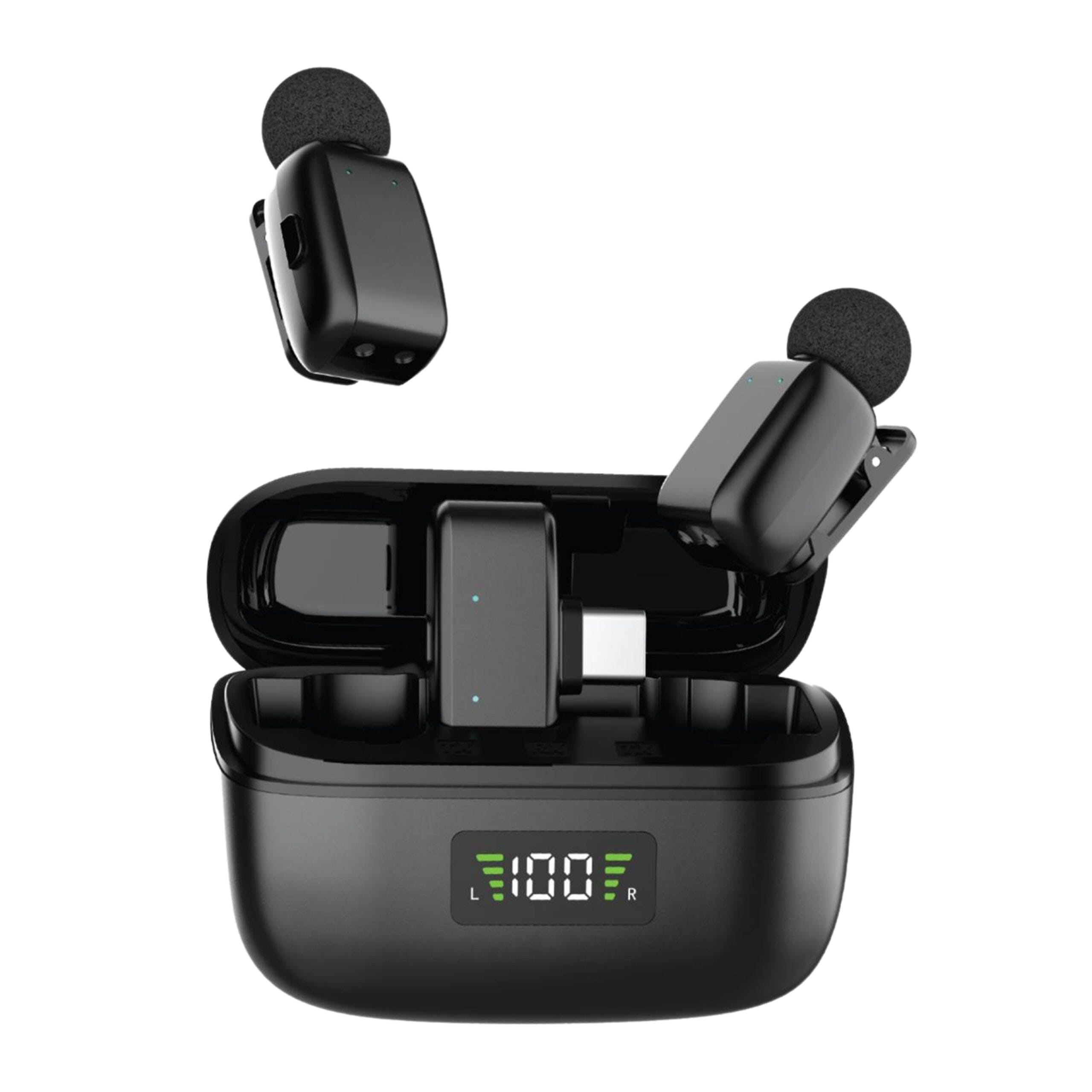 Green-Lion-Wireless-2-In-1-Flex-Mic-Duo-Type-C-and-lightning-Microphone-by-otc.lk-in-srilanka-1-scaled-1.jpg Green Lion Wireless 2 In 1 Flex Mic Duo Type-C and lightning Microphone - Image 1