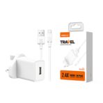 Recci RC61UL Lightning Travel Charger 3pin White