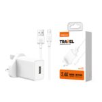 Recci RC61UL Lightning Travel Charger 3pin White
