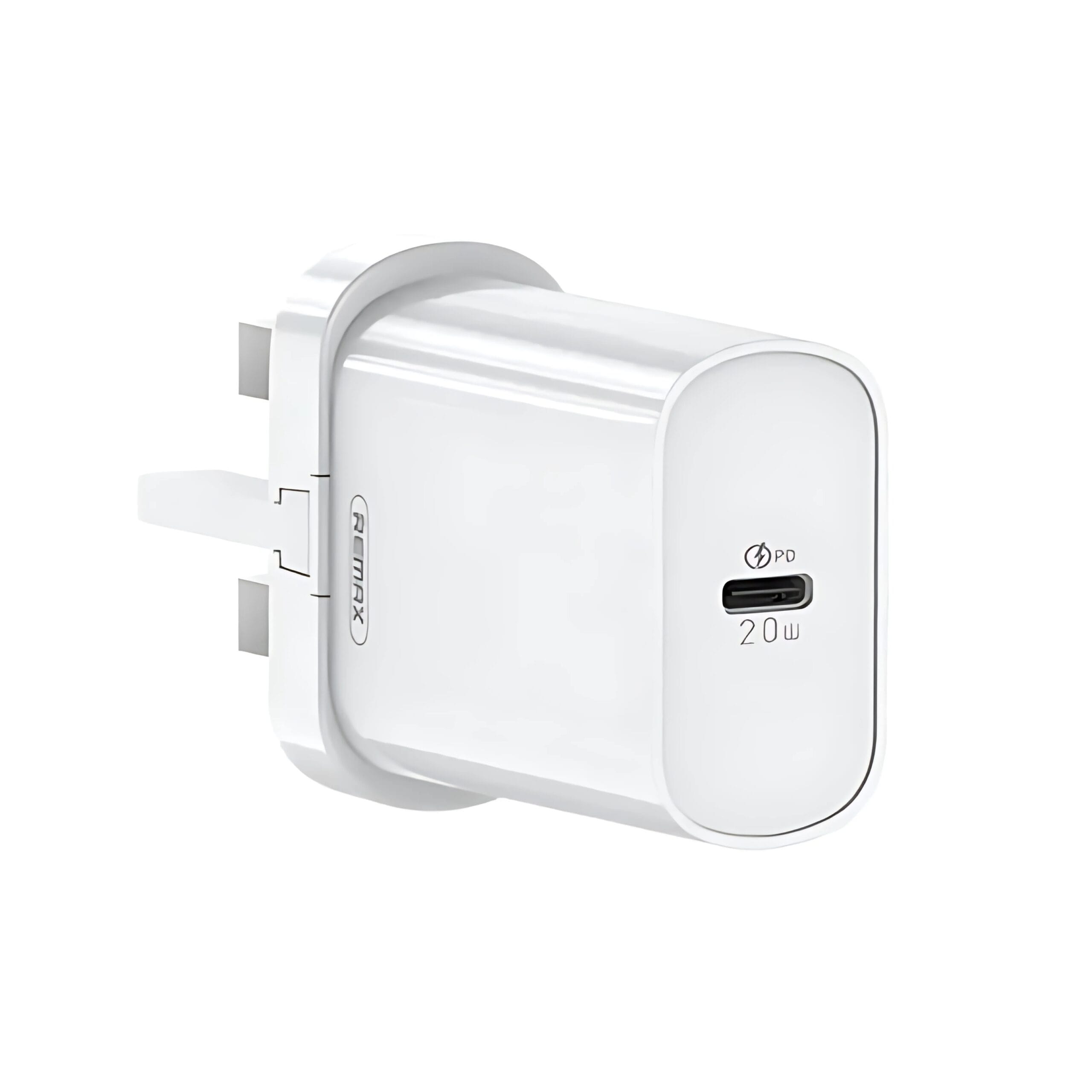 Remax-RP-U70-20w-PD-Fast-Charger-3pin-White-by-otc.lk-in-srilanka-1-scaled-1.jpg Remax RP-U70 20w PD Fast Charger 3pin White - Image 1