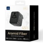 WiWU Wi-UA010 45W GaN Aramid Fiber Warriors 45W GaN Plug Adapter - Image 6