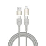 Wiwu WI-C051 Raptor 100W 4 In 1 Fast Charging Cable Titanium 1.2m