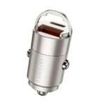 Wiwu WI-QC028 Nano 30W Fast Car Charger Titanium