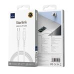 Wiwu Wi-C043E Starlink 30w Type-C to Lightning 1m Cable White