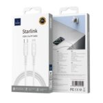 Wiwu Wi-C043E Starlink 30w Type-C to Lightning 1m Cable White