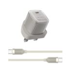 Wiwu Wi-U016 Jello 20w Type-C to Lightning PD Gan Fast Charger Titanium