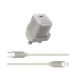 Wiwu Wi-U017 30w Type-C to Lightning Gan Fast Charger Titanium