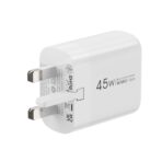 Wiwu Wi-U035 Ark 45w PD Fast Charger 3pin White - Image 3