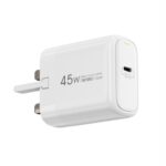 Wiwu Wi-U035 Ark 45w PD Fast Charger 3pin White