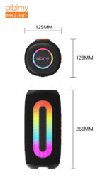 Aibimy MY279BT RGB Waterproof Bluetooth Speaker – RGB Lights | TWS | IPX6 - Image 7