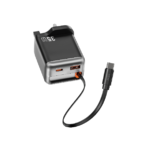 Wiwu WI-G029 Helix 35w PD+QC Gan Fast Charger Black