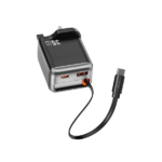 Wiwu WI-G029 Helix 35w PD+QC Gan Fast Charger Black